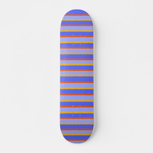 abstrakte Streifen moderne Kunst Skateboard (Vorne)