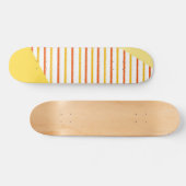 abstrakte Streifen moderne Kunst Skateboard (Horizontal)