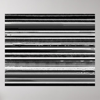 Abstrakte Streifen Poster