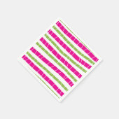 Abstrakte Streifen Serviette (Ecke)