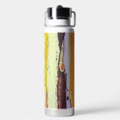 Abstrakte Streifen Trinkflasche (Hinten)