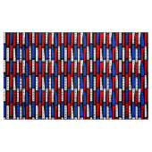 Abstrakte Streifen Vertikal - Farben 01 auf Schwar Stoff (Fat Quarter (45,7 x 55,9 cm))