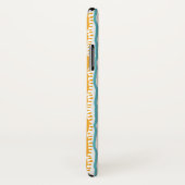 Abstrakte Streifen Vertikales Muster Case-Mate iPhone Hülle (Hinten/Rechts)