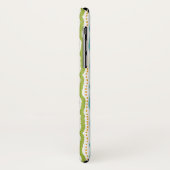 Abstrakte Streifen Vertikales Muster Case-Mate iPhone Hülle (Hinten/Links)