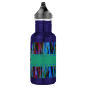 Abstrakte Streifendesign Edelstahlflasche (Rechts)