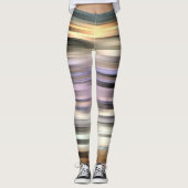 Abstrakte Streifengradition Leggings (Vorderseite)