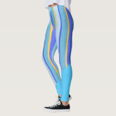 abstrakte Strickkunst Leggings (Links)