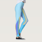 abstrakte Strickkunst Leggings (Rechts)
