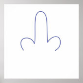 abstrakte Strickkunst Poster (Vorne)