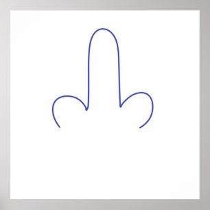 abstrakte Strickkunst Poster