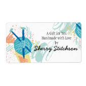 abstrakte Stricknadeln (Vorne)