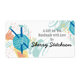 abstrakte Stricknadeln