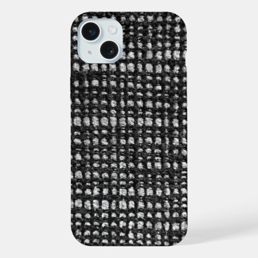 Abstrakte Stricktextur iPhone Hülle (Rückseite)