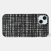 Abstrakte Stricktextur iPhone Hülle (Rückseite (Horizontal))