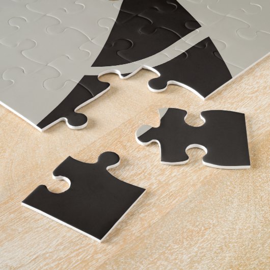 Abstrakte Stripschlange | Neutral Puzzle (Seite)