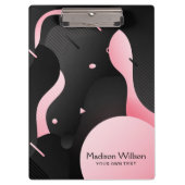 Abstrakte Strömungswellenform Klemmbrett (Vorderseite)