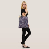 Abstrakte Strudelbeschaffenheit Tasche (Am Model)
