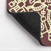 Abstrakte Struktur - Creme auf Schokolade Mousepad (Ecke)