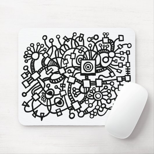 Abstrakte Struktur Mousepad (Mit Mouse)