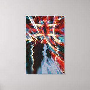Abstrakte Sturm-Kunst auf Leinwand