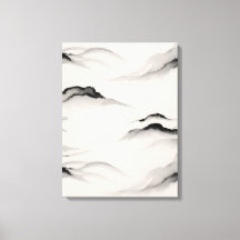 Abstrakte Sumi-Tusche-Wasch-Zen-Reispapier-Minimal