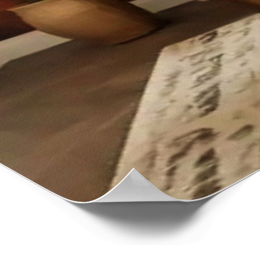 Abstrakte Sun #2 Wall Art Poster (Ecke)