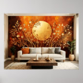 Abstrakte Sun #2 Wall Art Poster (Vorne)