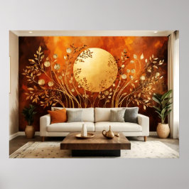 Abstrakte Sun #2 Wall Art Poster
