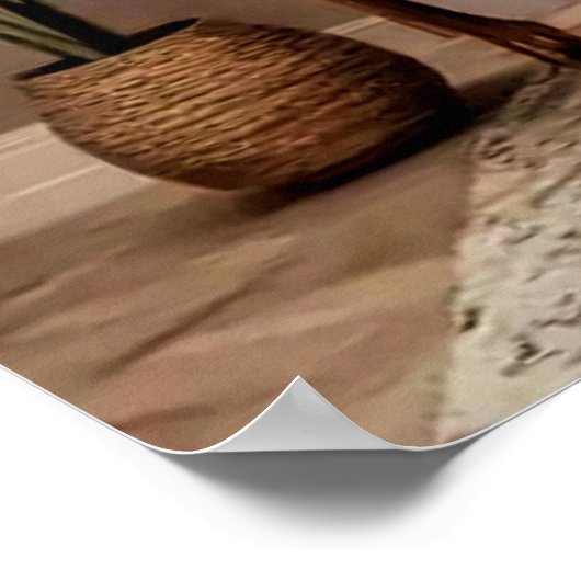 Abstrakte Sun #3 Wall Art Poster (Ecke)