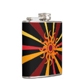 Abstrakte Sun Flachmann (Rechts)