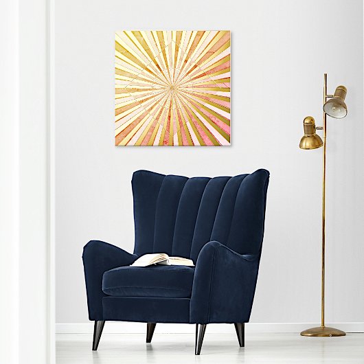 Abstrakte Sun Foliendrucke