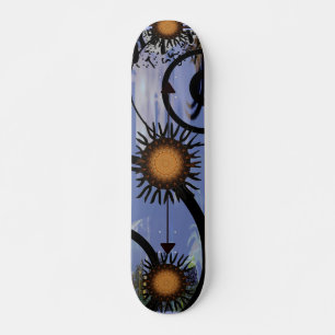 Abstrakte Sun Skateboard