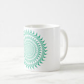 Abstrakte Sun Vortex-Kaffee-Tasse Kaffeetasse (VorderseiteRechts)