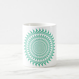 Abstrakte Sun Vortex-Kaffee-Tasse Kaffeetasse