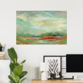 Abstrakte Sunrise Field Print | Silvia Vassileva Poster (Heimbüro)