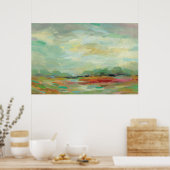 Abstrakte Sunrise Field Print | Silvia Vassileva Poster (Küche)