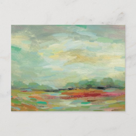 Abstrakte Sunrise Field Print | Silvia Vassileva Postkarte (Vorderseite)