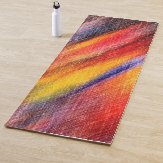 Abstrakte Sunset Colors Yoga Mat Yogamatte (Beispiel)