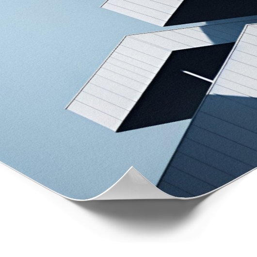 Abstrakte Surreal-Architektur Poster (Ecke)