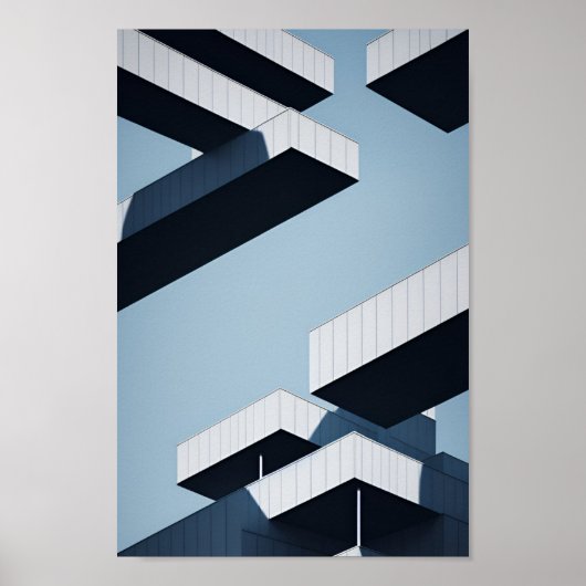 Abstrakte Surreal-Architektur Poster (Vorne)