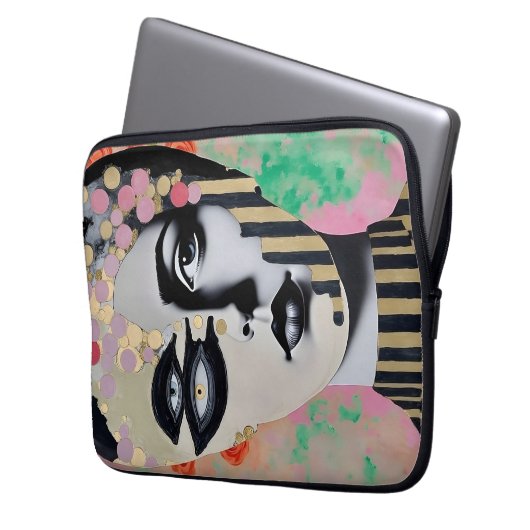 abstrakte surreal laptopschutzhülle (Vorderseite Links)