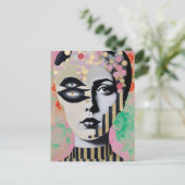 abstrakte surreal postkarte (Stehend Vorderseite)