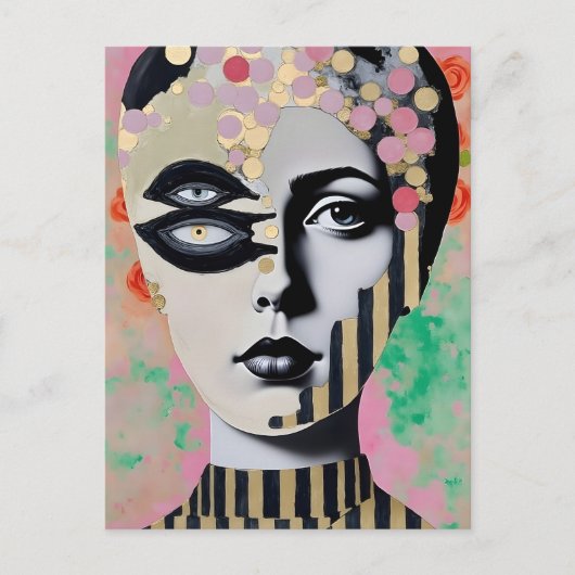 abstrakte surreal postkarte (Vorderseite)