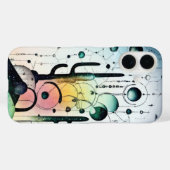 Abstrakte surrealistische Kaktus-Welt-Hülle Case-Mate iPhone Hülle (Rückseite (Horizontal))