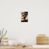 Abstrakte surrealistische Landschaftswandkunst Por Poster (Küche)