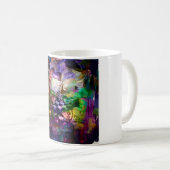 Abstrakte Symbolfläche Kaffeetasse (VorderseiteRechts)
