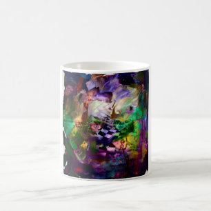 Abstrakte Symbolfläche Kaffeetasse