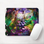 Abstrakte Symbolfläche Mousepad (Mit Mouse)