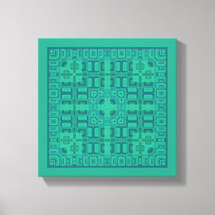 Abstrakte Symmetrische Living Originalkunstkunst Leinwanddruck