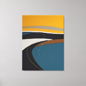 Abstrakte Symphonie Leinwanddruck (Vorderseite)